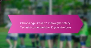 Obrona typu Cover 2: Obowiązki safety, Techniki cornerbacków, Krycie strefowe